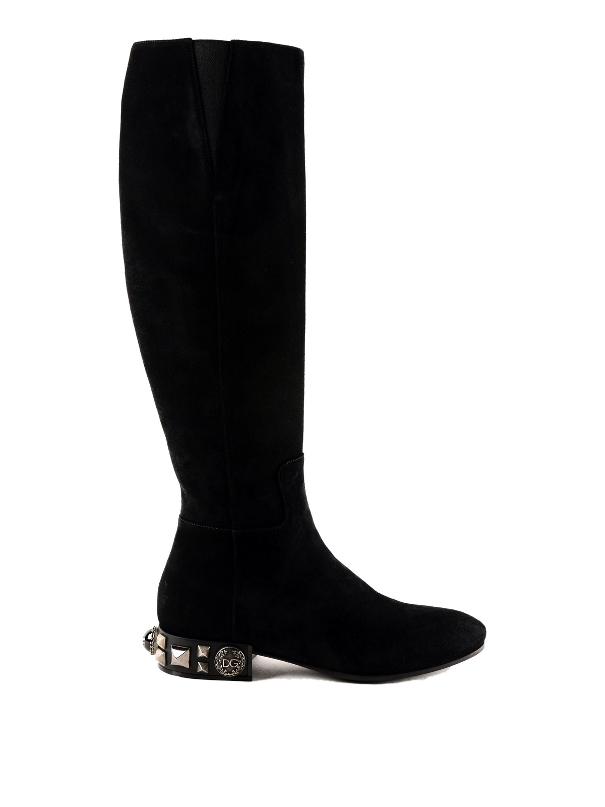 Studded heel suede boots CU0460AV2548B956 (Dolce & Gabbana / ブーツ ) | Dolce & Gabbana (ドルチェガッバーナ)