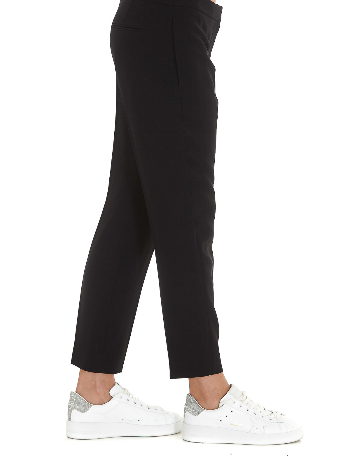 Leaf crepe trousers 584873QEAAA1000 (Alexander McQUEEN / パンツ ) | Alexander McQUEEN (アレキサンダー・マックイーン)(4)
