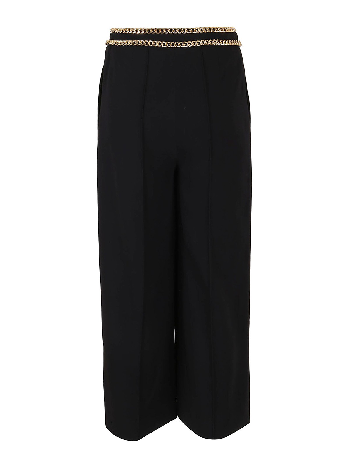 Chain detailed culotte trousers 032105250555 (MOSCHINO / パンツ ) | MOSCHINO (モスキーノ)(1)