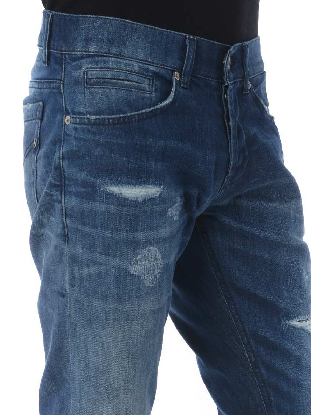 George stonewashed skinny jeans UP232DS0107TU03B800 (DONDUP / ジーンズ ) | DONDUP (ドンダップ)(4)