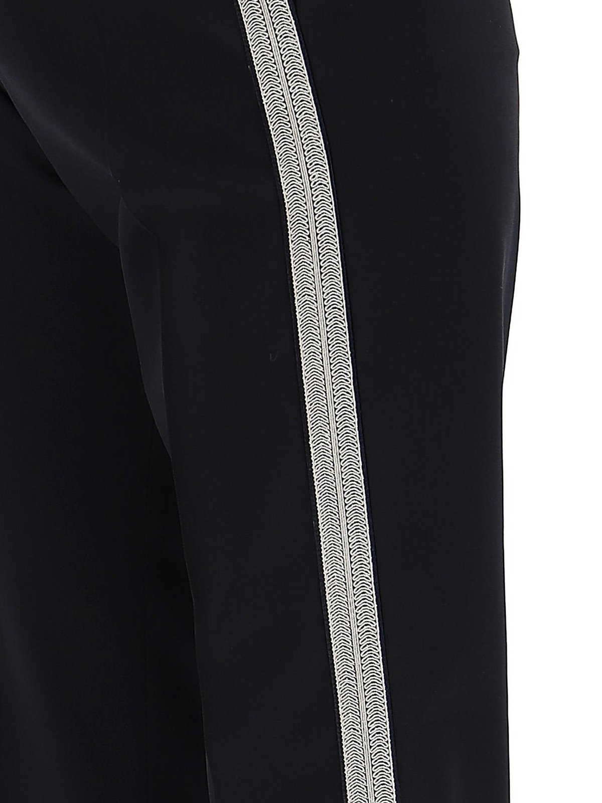 Cropped wool trousers with contrasting bands S72KA0845S42916900 (Dsquared2 / パンツ ) | Dsquared2 (ディースクエアード)(4)