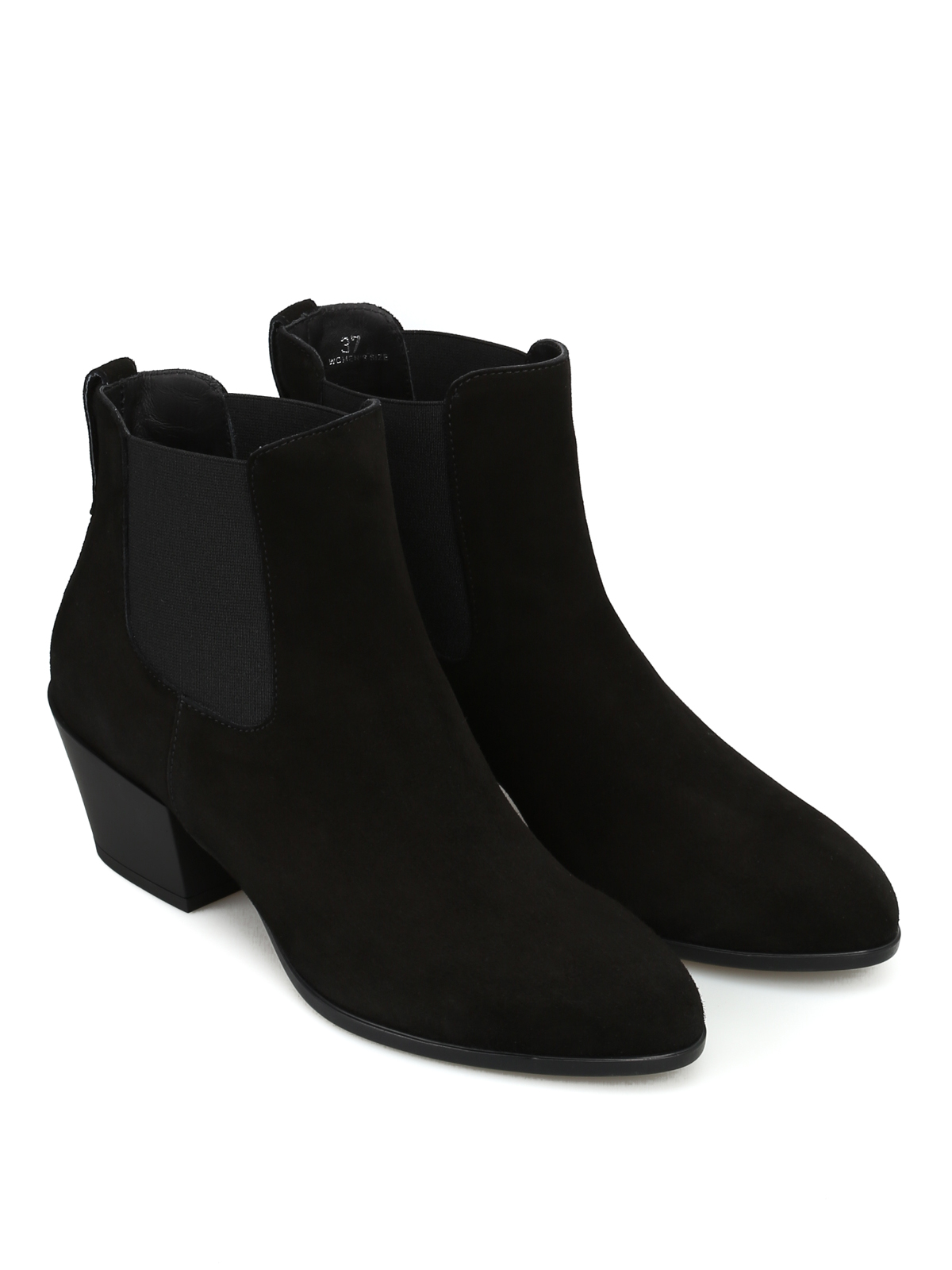 Texan style black suede ankle boots HXW4010W890CR0B999 (HOGAN / ブーツ ) | HOGAN (ホーガン)(1)