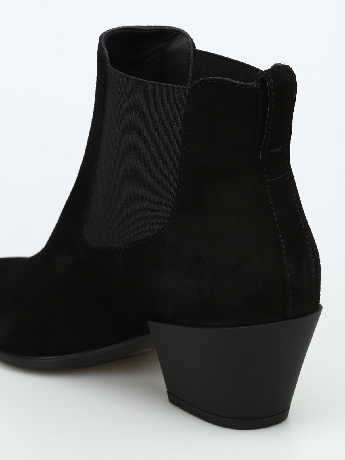 Texan style black suede ankle boots HXW4010W890CR0B999 (HOGAN / ブーツ ) | HOGAN (ホーガン)(3)