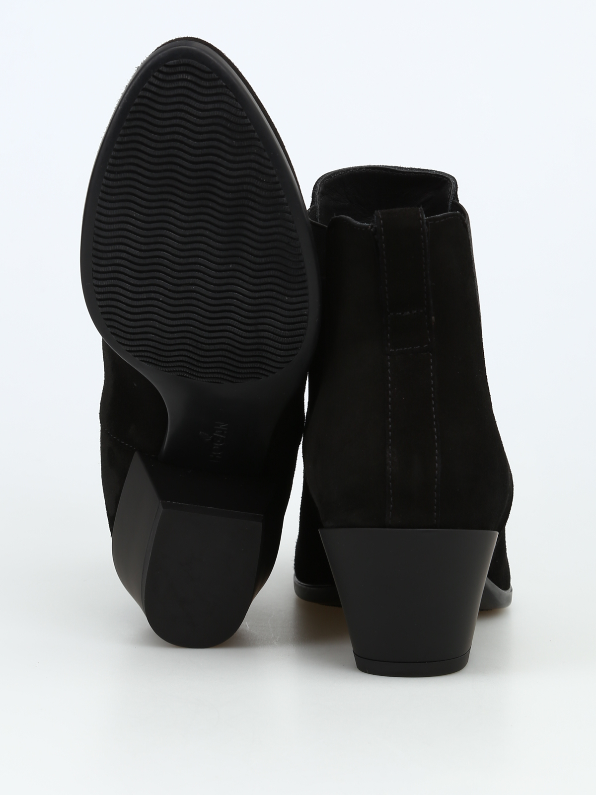 Texan style black suede ankle boots HXW4010W890CR0B999 (HOGAN / ブーツ ) | HOGAN (ホーガン)(4)