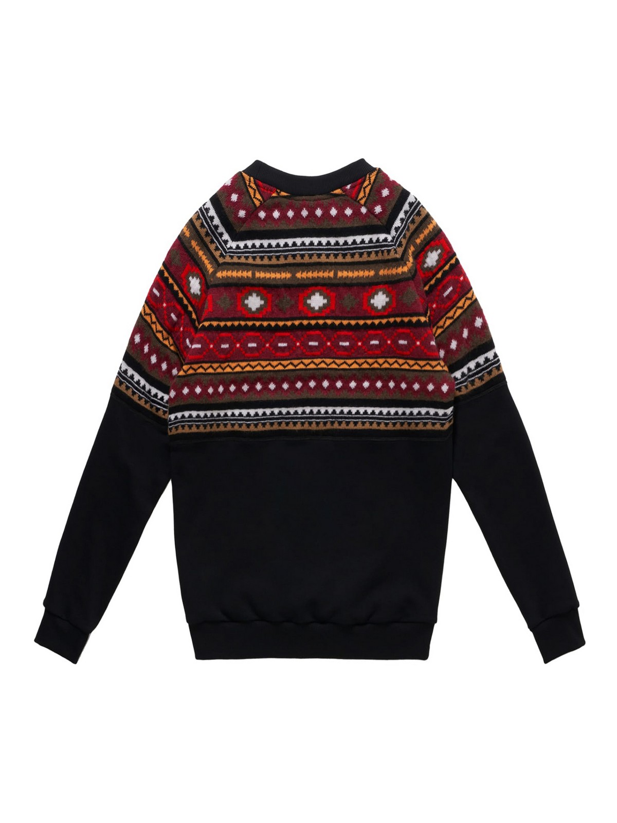 Folk Cross Stripe Knit sweatshirt CMHE037F21KNI0011027 (MARCELO BURLON / スウェット・フーディー ) | MARCELO BURLON (マルセロ・ブロン)(1)