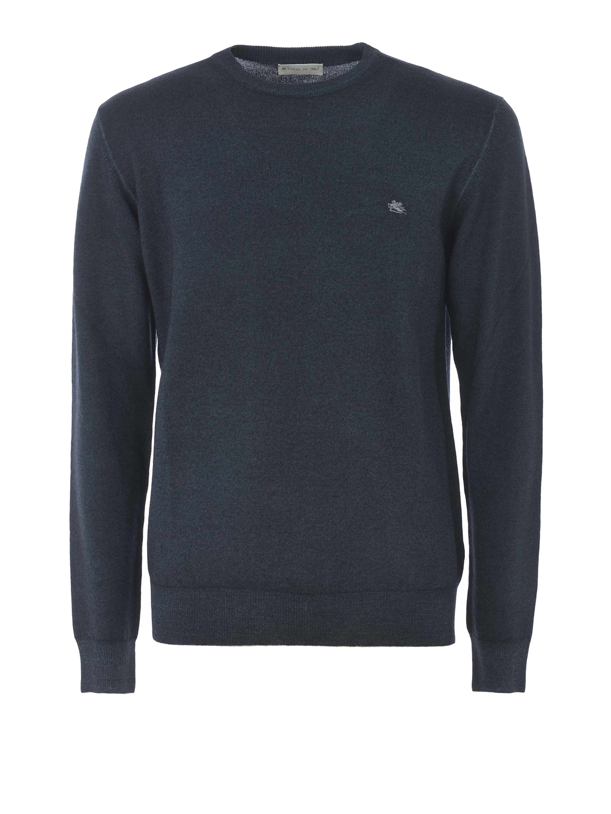 Navy blue wool crew neck sweater 1M5009735200 (ETRO / ニット・セーター・カーディガン ) | ETRO (エトロ)