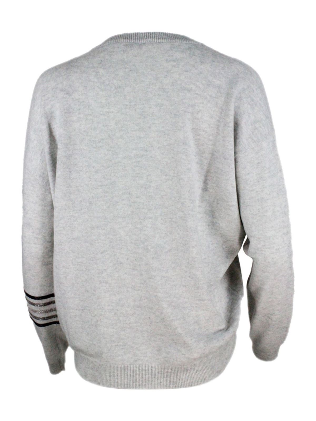 Cashmere sweater in grey M12172602C2719 (Brunello Cucinelli / ニット・セーター・カーディガン ) | Brunello Cucinelli (ブルネロ・クチネリ)(1)