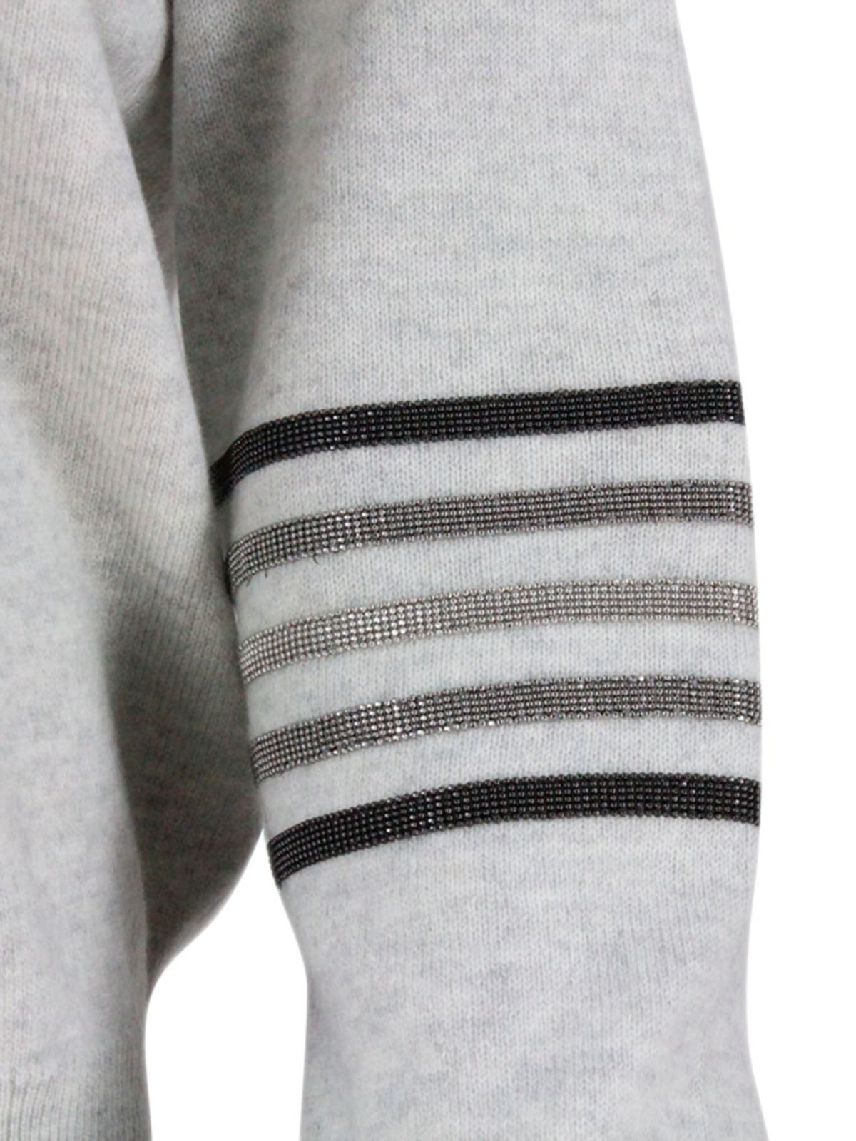 Cashmere sweater in grey M12172602C2719 (Brunello Cucinelli / ニット・セーター・カーディガン ) | Brunello Cucinelli (ブルネロ・クチネリ)(2)
