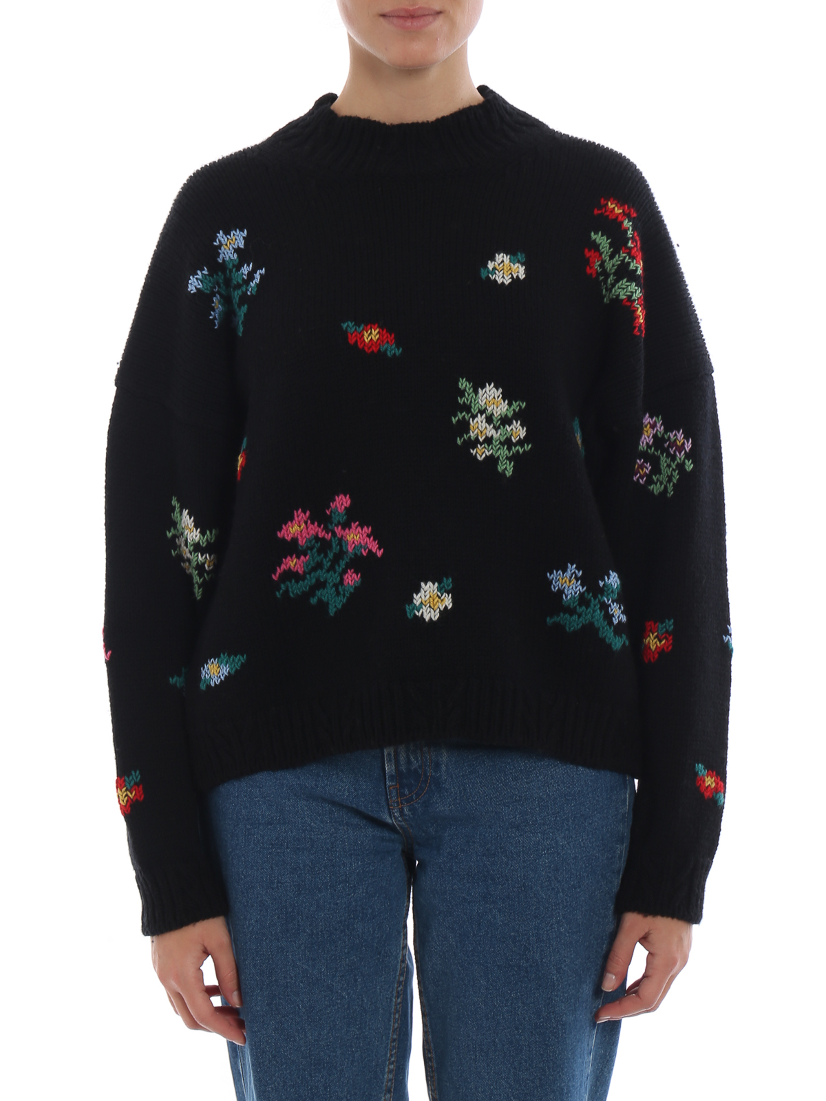 Multicolour embroidered wool jumper 090257071555 (PHILOSOPHY / ニット・セーター・カーディガン ) | PHILOSOPHY (フィロソフィ)(2)
