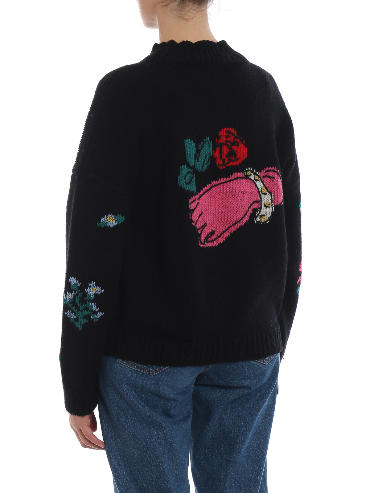 Multicolour embroidered wool jumper 090257071555 (PHILOSOPHY / ニット・セーター・カーディガン ) | PHILOSOPHY (フィロソフィ)(3)