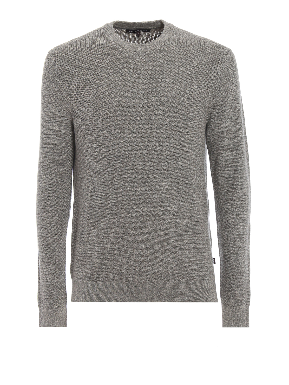 Light grey soft cotton and wool sweater CF86KHGD5DD22 (MICHAEL KORS / ニット・セーター・カーディガン ) | MICHAEL KORS (マイケル・コース)