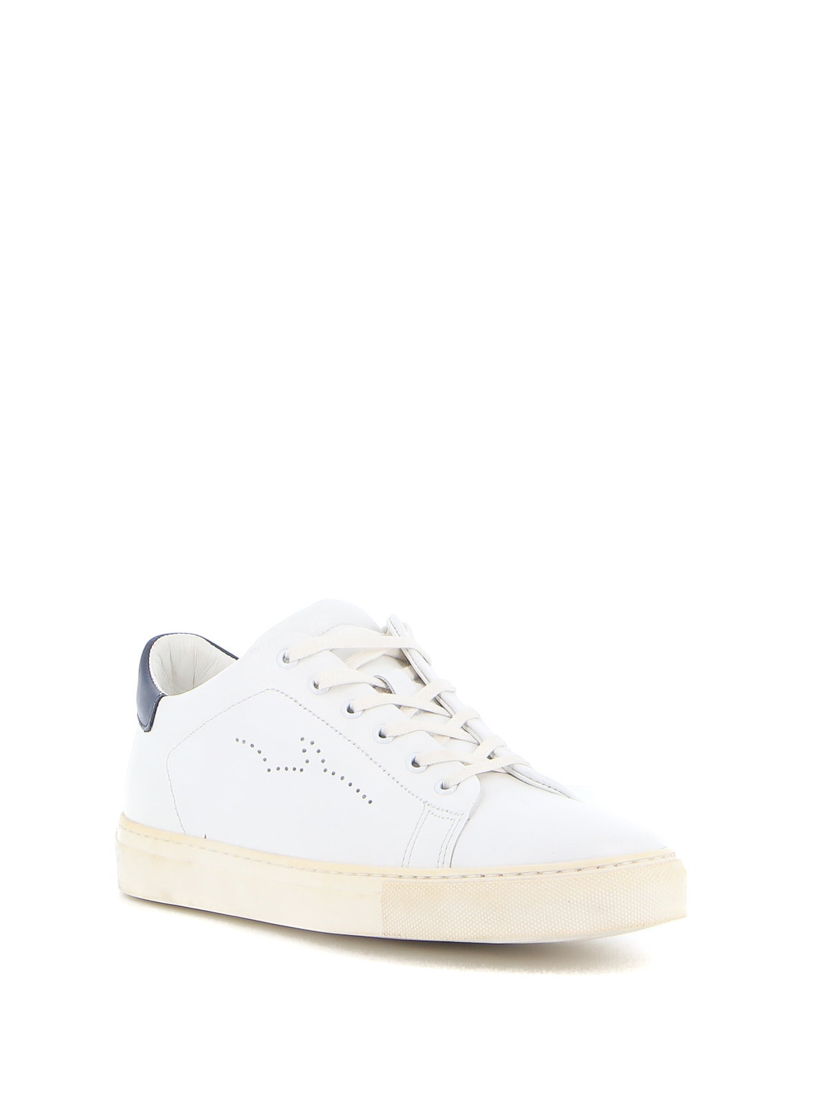 Perforated logo leather sneakers C0P8000010 (PAUL & SHARK / スニーカー ) | PAUL & SHARK (ポールアンドシャーク)(1)