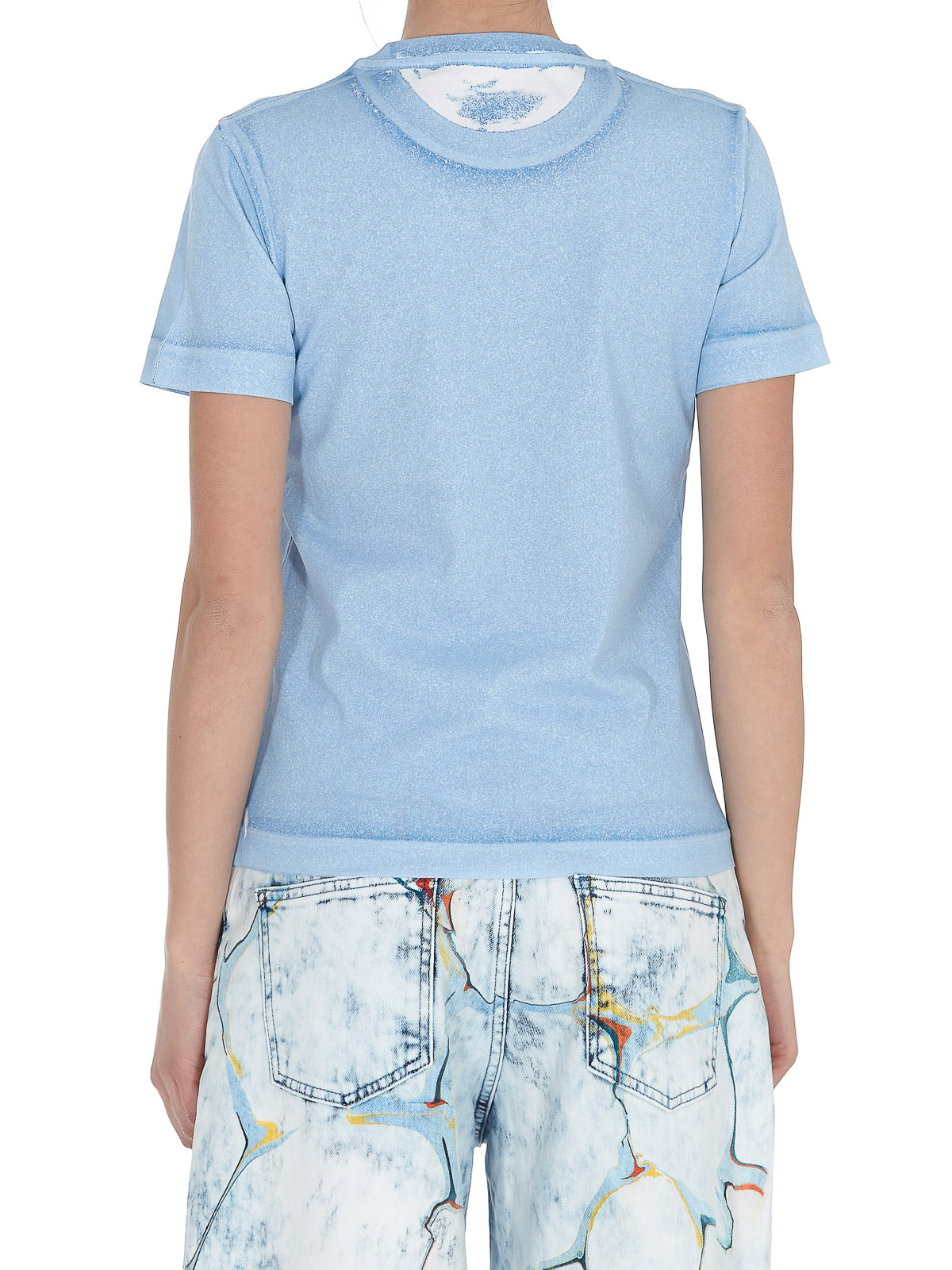 Faded-effect cotton T-shirt 602907SOW564210 (Stella McCartney / Tシャツ・カットソー ) | Stella McCartney (ステラ マッカートニー)(3)