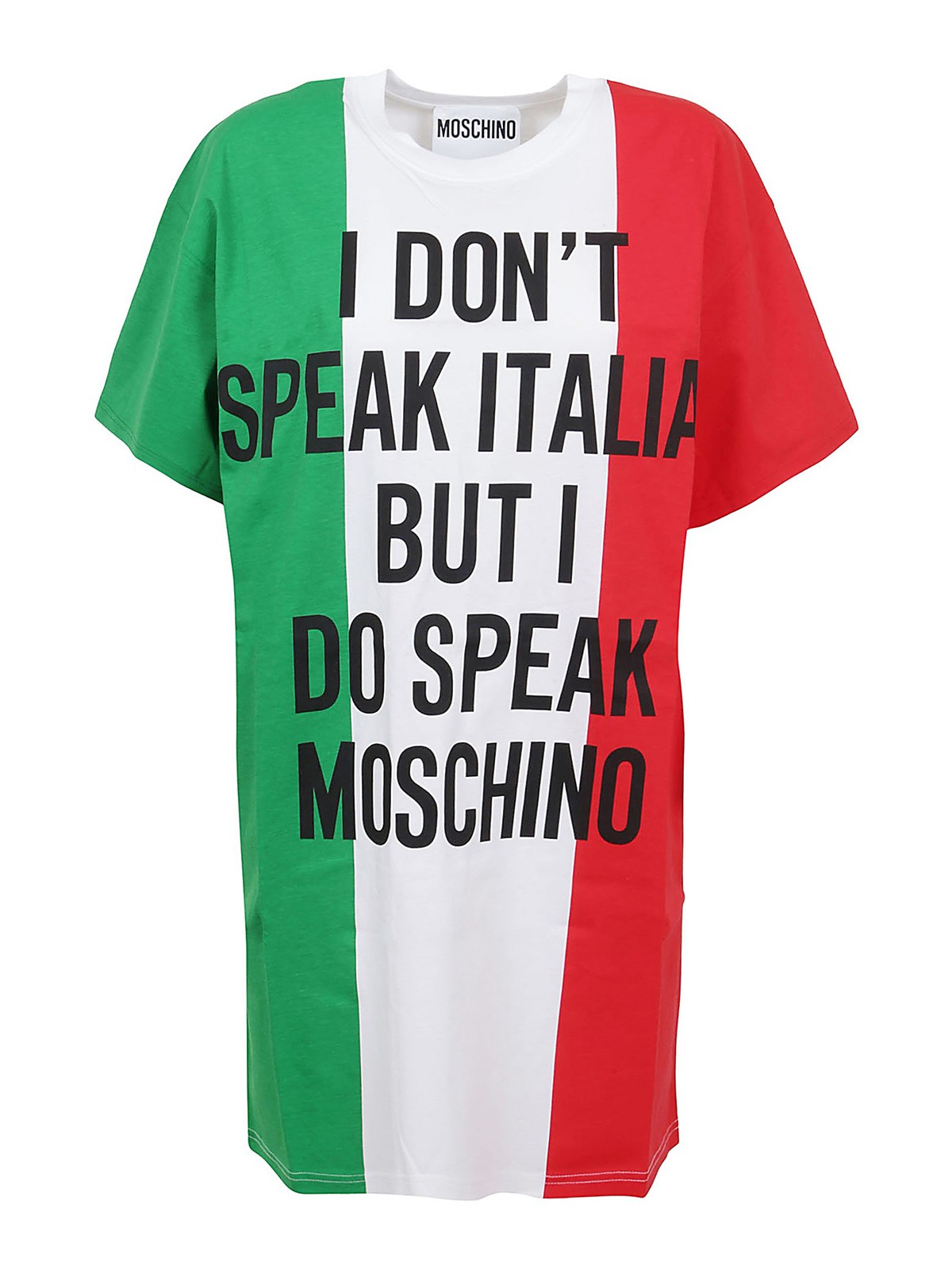 Italian Slogan mini dress 042405401888 (MOSCHINO / コート・ダウン ) | MOSCHINO (モスキーノ)
