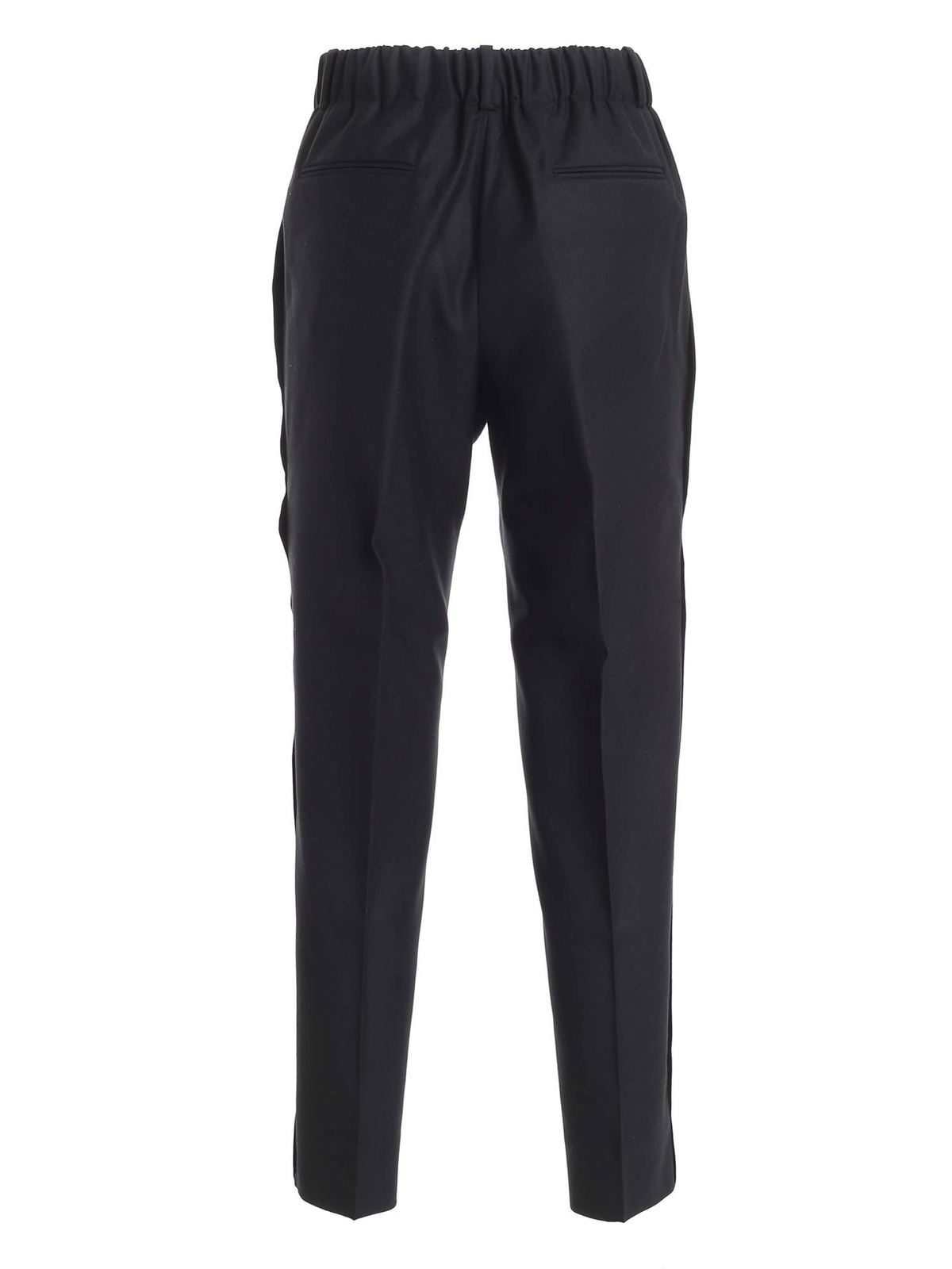 Wool pants in black 172775D1166990 (INCOTEX / パンツ ) | INCOTEX (インコテックス)(1)