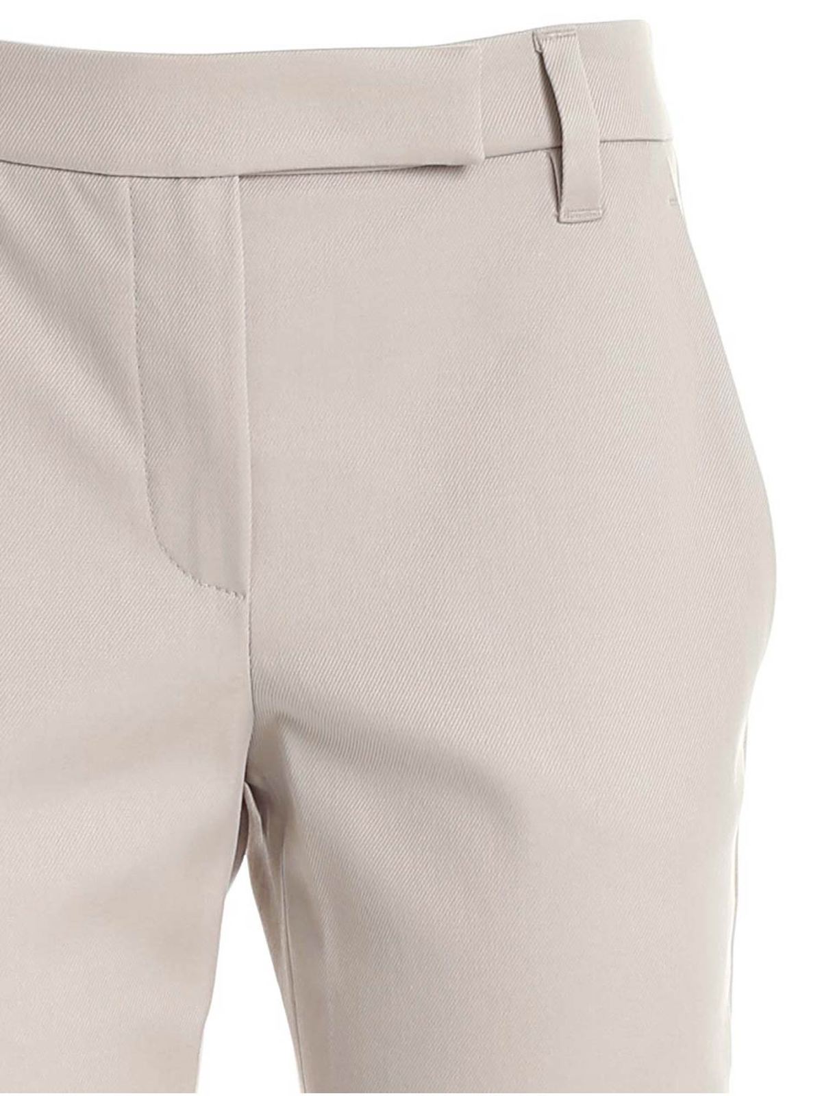 Cropped pants in beige MA126P7258C8502 (Brunello Cucinelli / パンツ ) | Brunello Cucinelli (ブルネロ・クチネリ)(2)