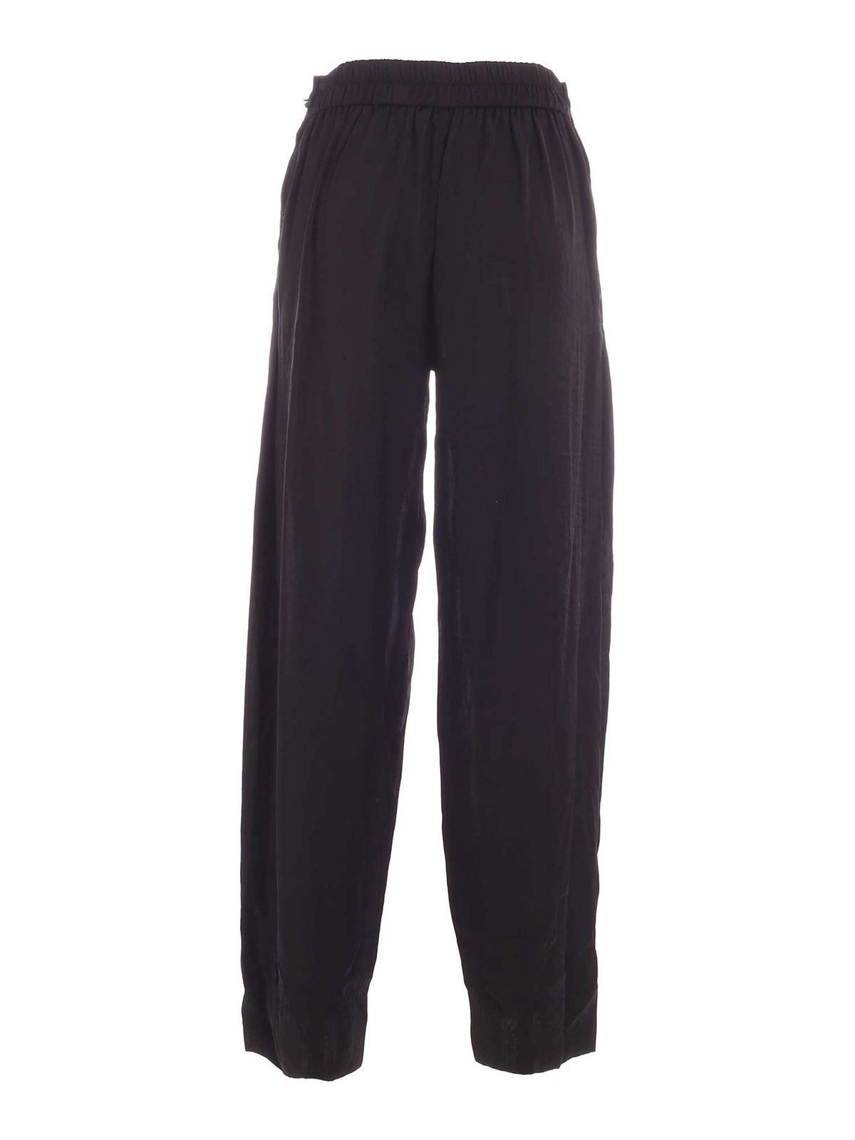 Wide leg pants in black P0GK7GF2BLK (DKNY / パンツ ) | DKNY (ディーケーエヌワイ)(1)