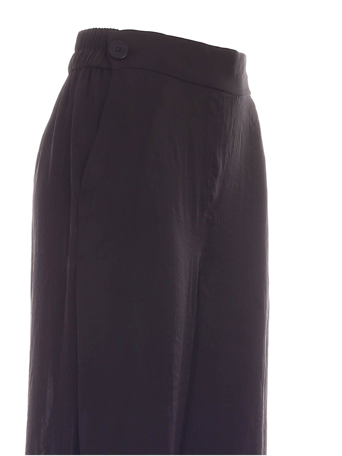 Wide leg pants in black P0GK7GF2BLK (DKNY / パンツ ) | DKNY (ディーケーエヌワイ)(2)