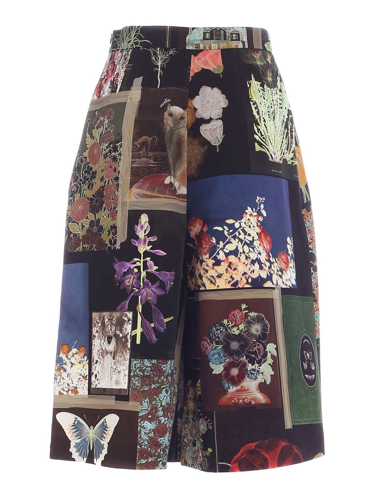 Printed multicolor crop pants 20IV2M0B0915120S9Y1 (VIVETTA / ショートパンツ ) | VIVETTA (ヴィヴェッタ)(1)