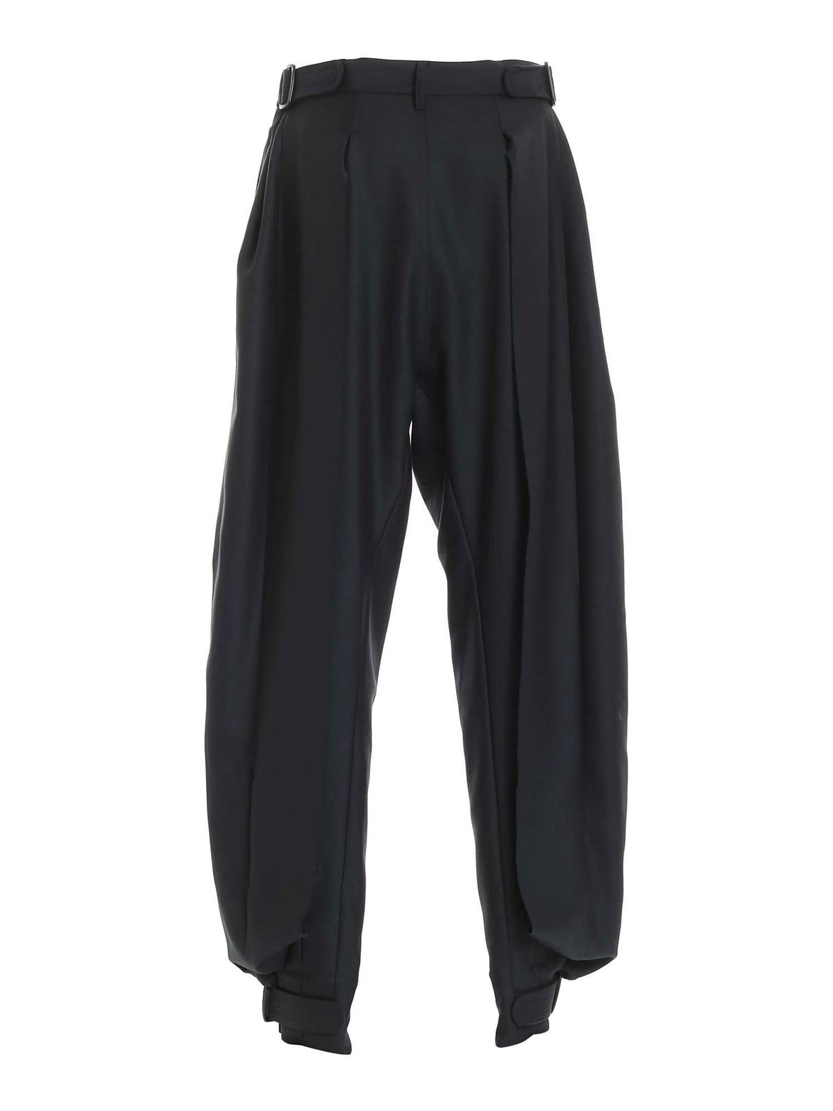 Back Slit pants in dark green 3203000811550CF (Vivienne Westwood / パンツ ) | Vivienne Westwood (ヴィヴィアン・ウェストウッド)(1)