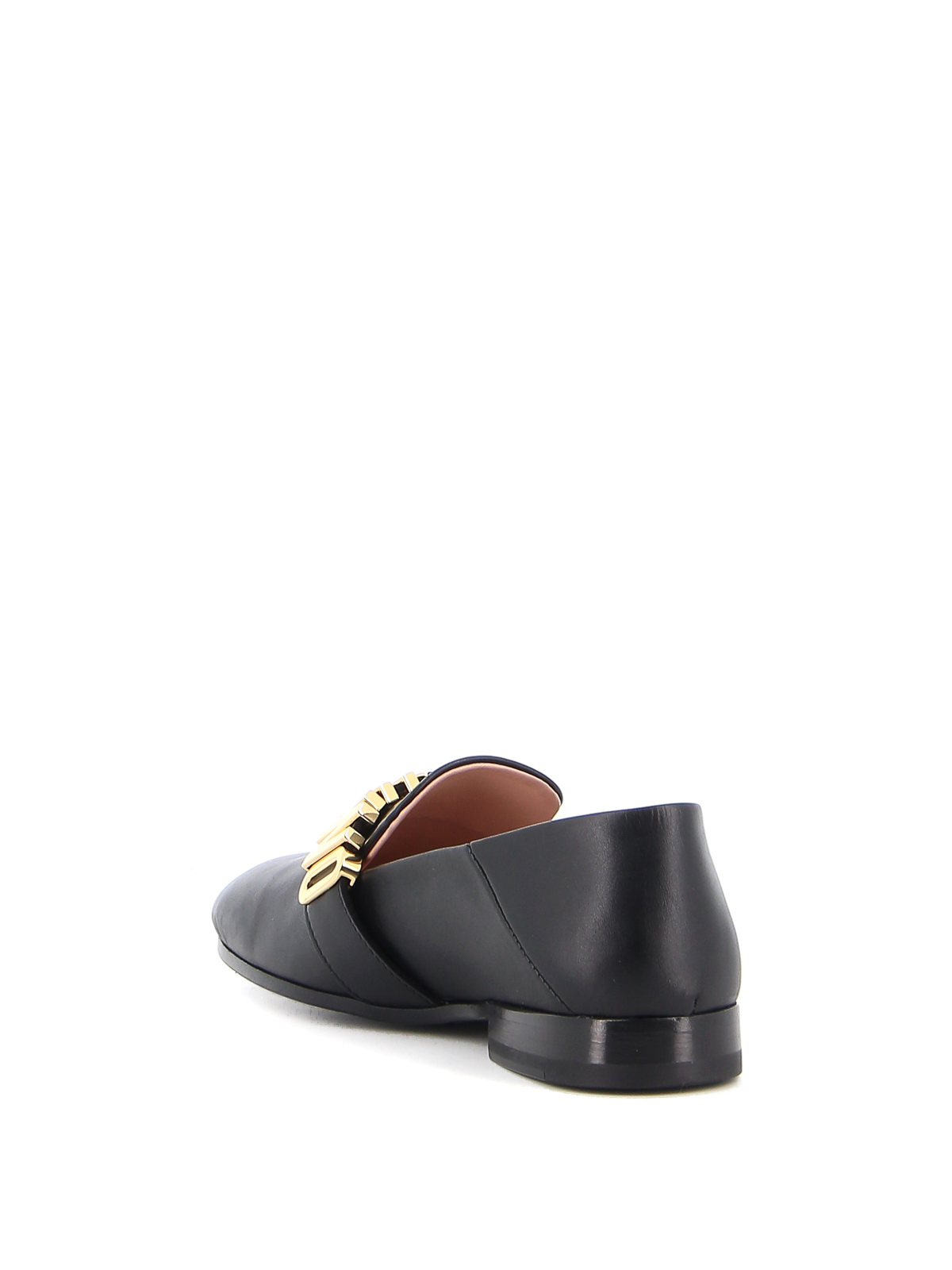 Metal logo leather slippers MA10192C1EMF0000 (MOSCHINO / ローファー ) | MOSCHINO (モスキーノ)(3)