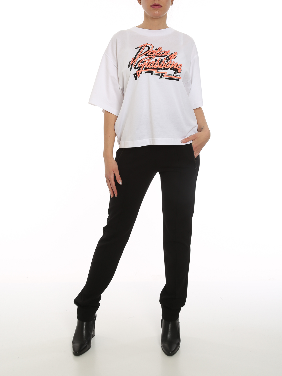 Logoed waistband trousers FTCD2TGDO95N0000 (Dolce & Gabbana / パンツ ) | Dolce & Gabbana (ドルチェガッバーナ)(1)