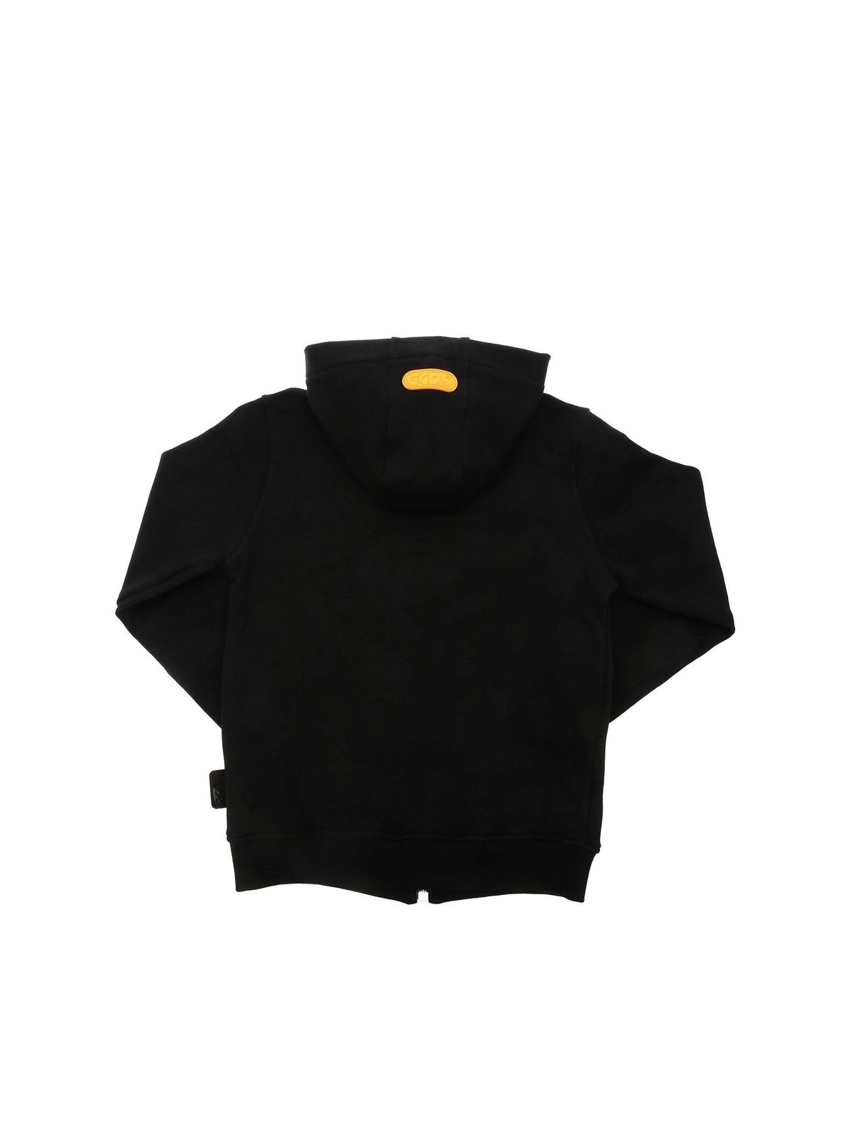 Neon logo sweatshirt in black 027596110 (GCDS / スウェット・フーディー ) | GCDS (ジーシーディーエス)(1)