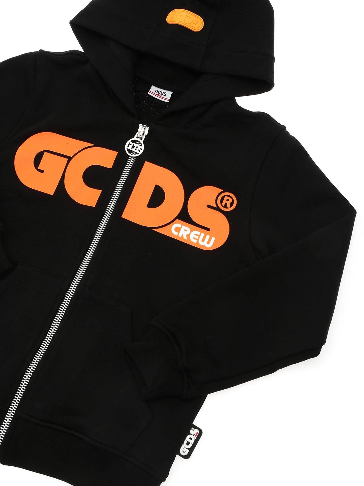 Neon logo sweatshirt in black 027596110 (GCDS / スウェット・フーディー ) | GCDS (ジーシーディーエス)(2)
