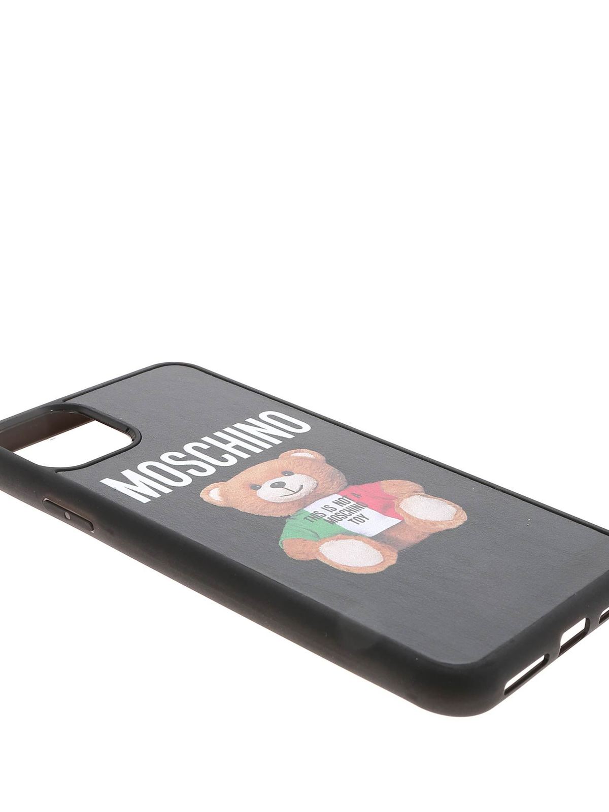 Italian Teddy Bear Pro Max cover in black 794783011555 (MOSCHINO / テックアイテム ) | MOSCHINO (モスキーノ)(2)