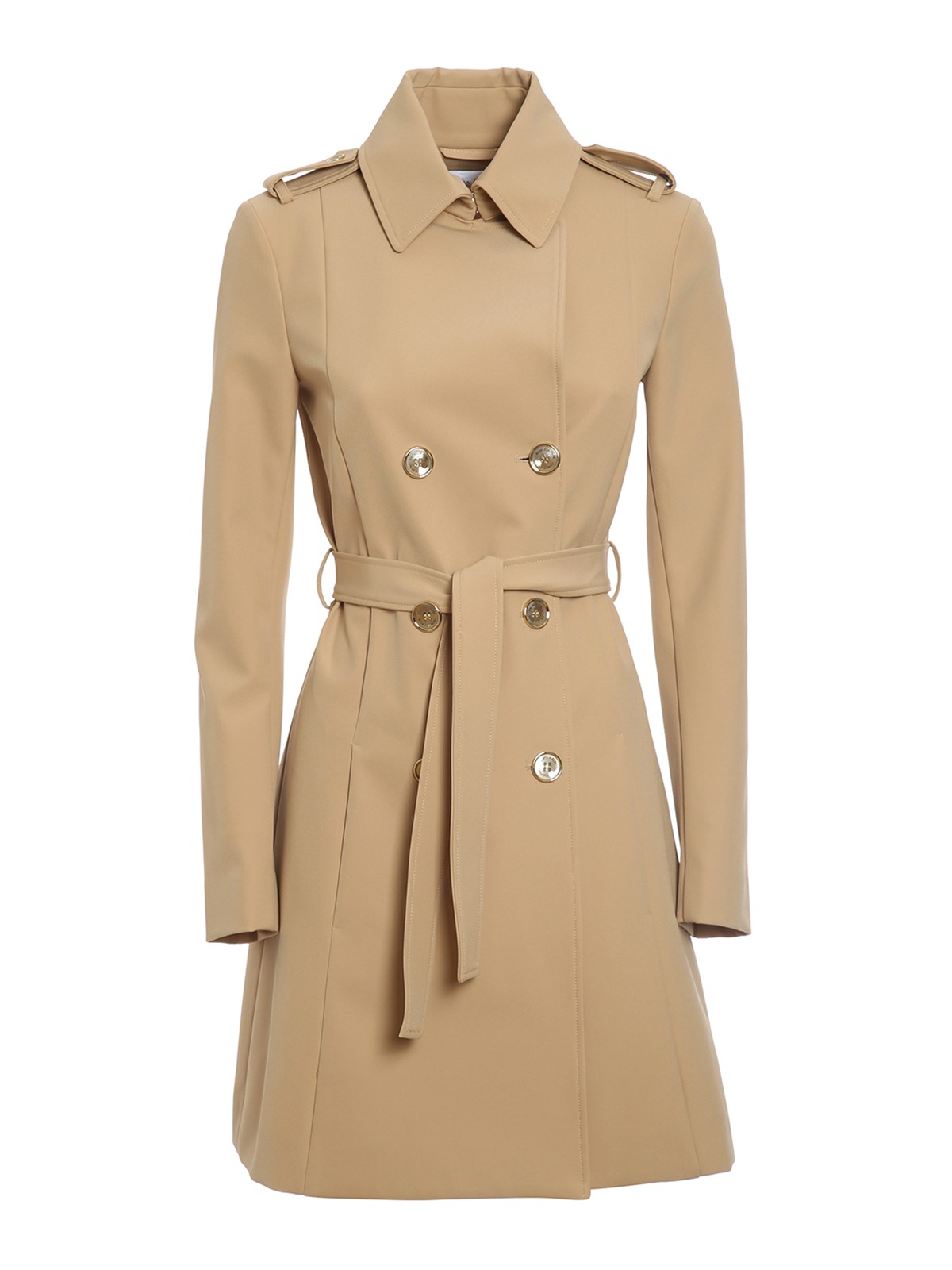Stretch technical fabric trench coat CO0188A2AWB663 (PATRIZIA PEPE / コート・ダウン ) | PATRIZIA PEPE (パトリツィア ペペ)