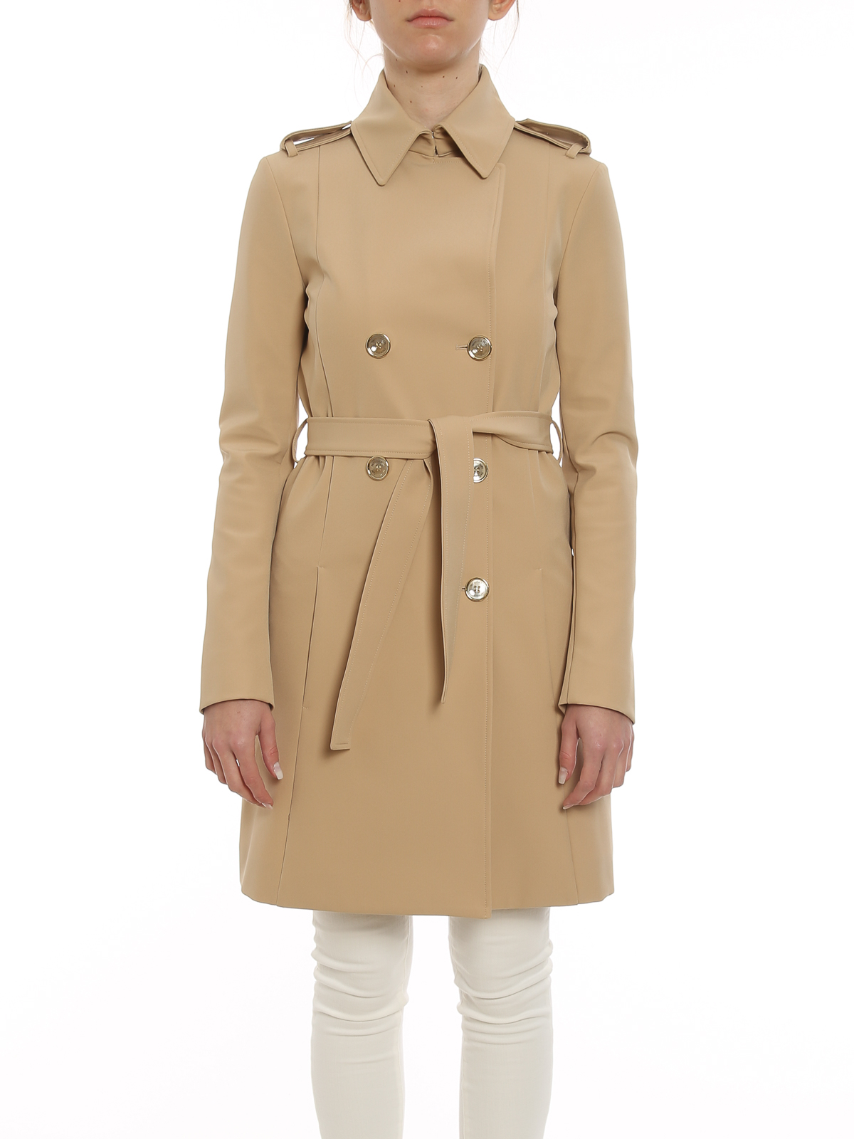 Stretch technical fabric trench coat CO0188A2AWB663 (PATRIZIA PEPE / コート・ダウン ) | PATRIZIA PEPE (パトリツィア ペペ)(2)
