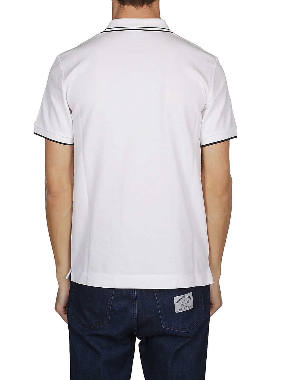 Swallow embroidered white polo shirt 277624RMT729000 (McQ / ポロシャツ ) | McQ (マックキュー)(3)