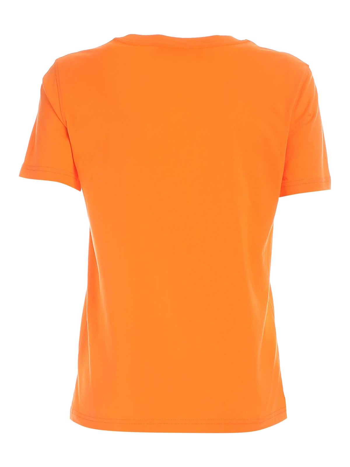 Double Question Mark T-Shirt in orange 071505401035 (MOSCHINO / Tシャツ・カットソー ) | MOSCHINO (モスキーノ)(1)