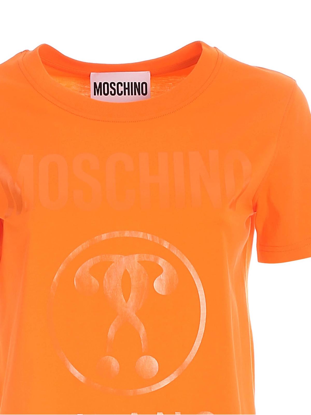 Double Question Mark T-Shirt in orange 071505401035 (MOSCHINO / Tシャツ・カットソー ) | MOSCHINO (モスキーノ)(2)