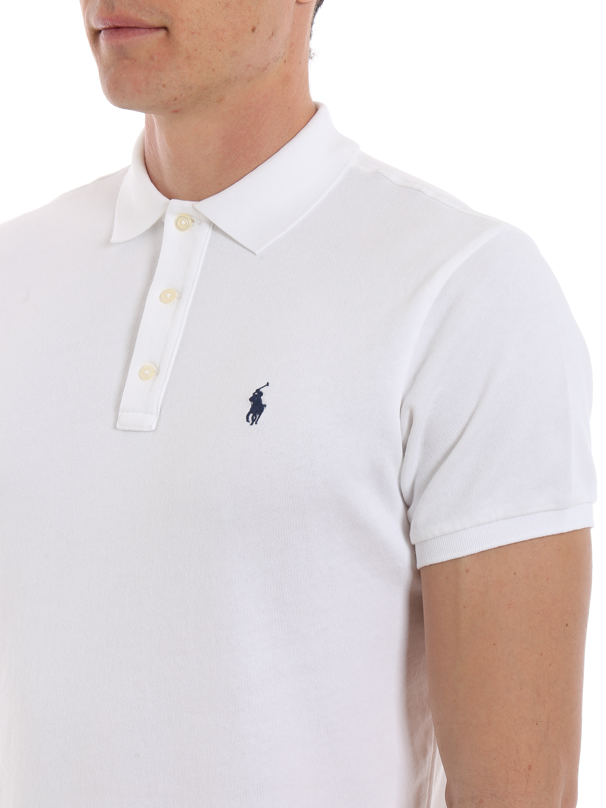 White cotton polo shirt 710660897004 (Polo Ralph Lauren / ポロシャツ ) | Polo Ralph Lauren (ポロ ラルフ ローレン)(4)