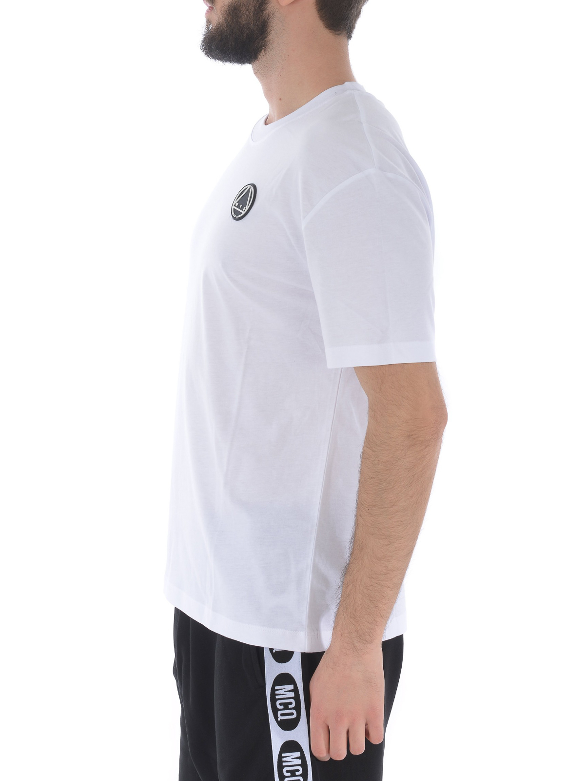 Logo patch white cotton T-shirt 291571RMT869000 (McQ / Tシャツ・カットソー ) | McQ (マックキュー)(2)