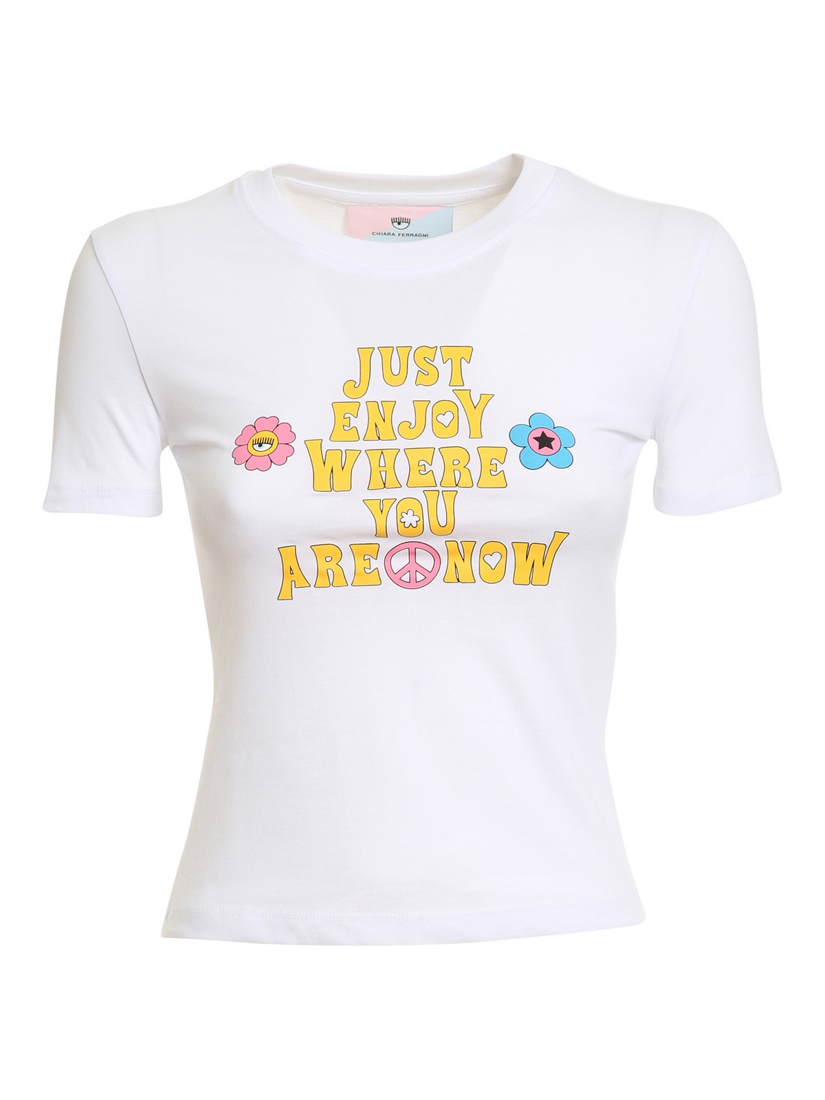 Jersey T-shirt 72CBHT05CJT00003 (CHIARA FERRAGNI / Tシャツ・カットソー ) | CHIARA FERRAGNI (キアラ フェラーニ)