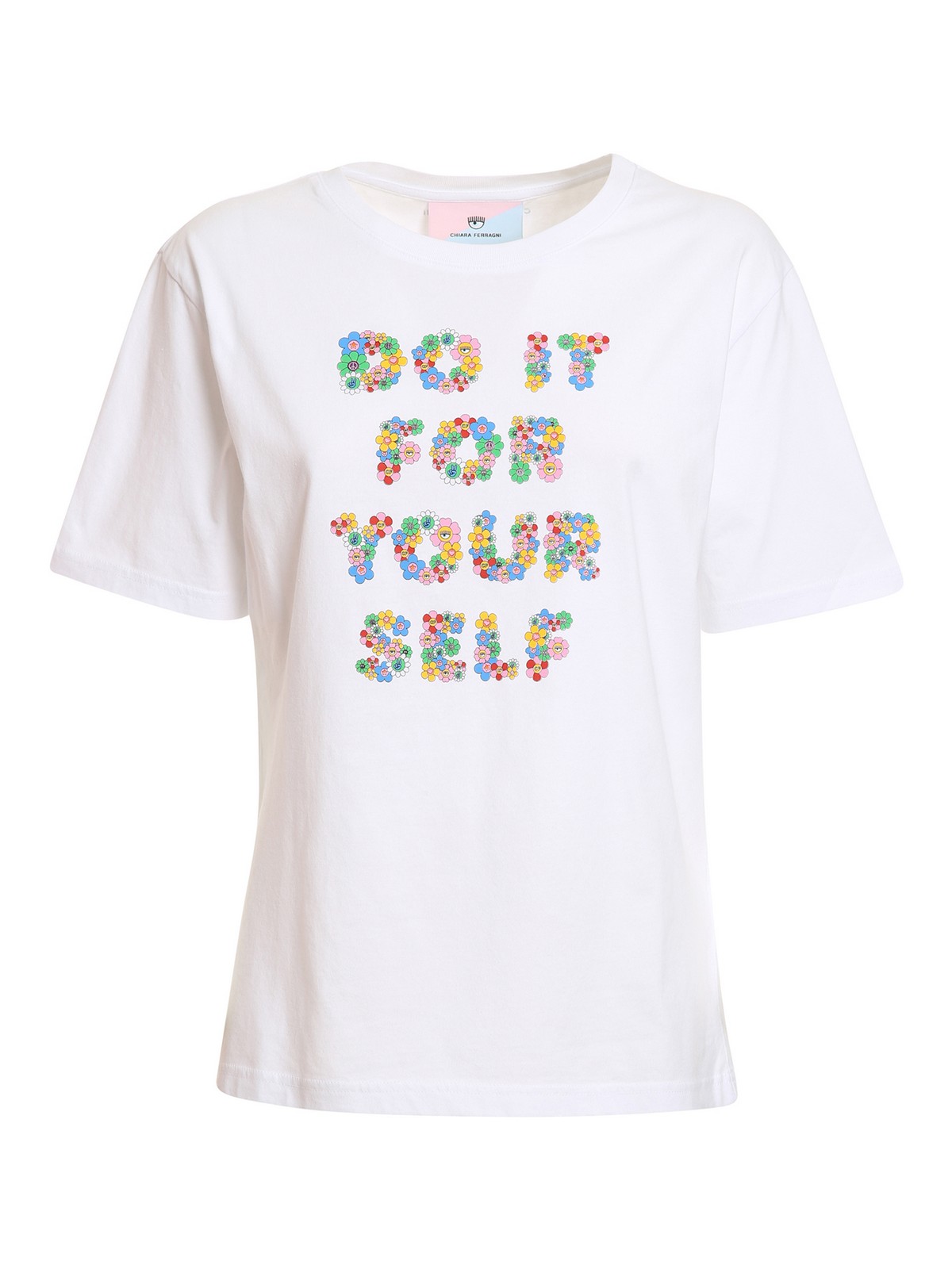 Jersey T-shirt 72CBHF03CJF00003 (CHIARA FERRAGNI / Tシャツ・カットソー ) | CHIARA FERRAGNI (キアラ フェラーニ)