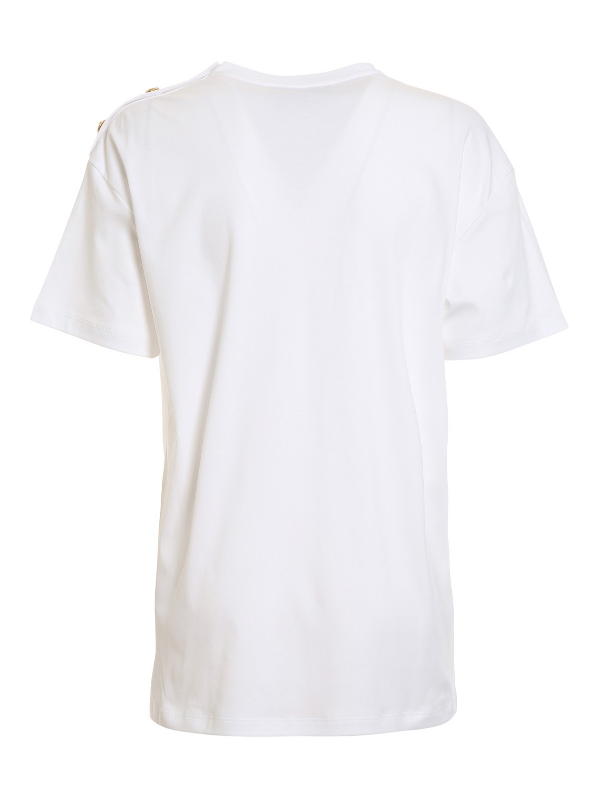 Logo embroidery T-shirt with buttons WTK2368PJO002N01 (PHILIPP PLEIN / Tシャツ・カットソー ) | PHILIPP PLEIN (フィリップ プレイン)(1)