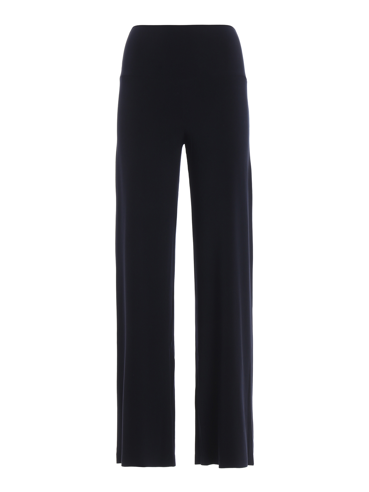 Dark blue stretch fabric trousers KK1267PL019012MIDNIGHT (NORMA KAMALI / パンツ ) | NORMA KAMALI (ノーマカマリ)