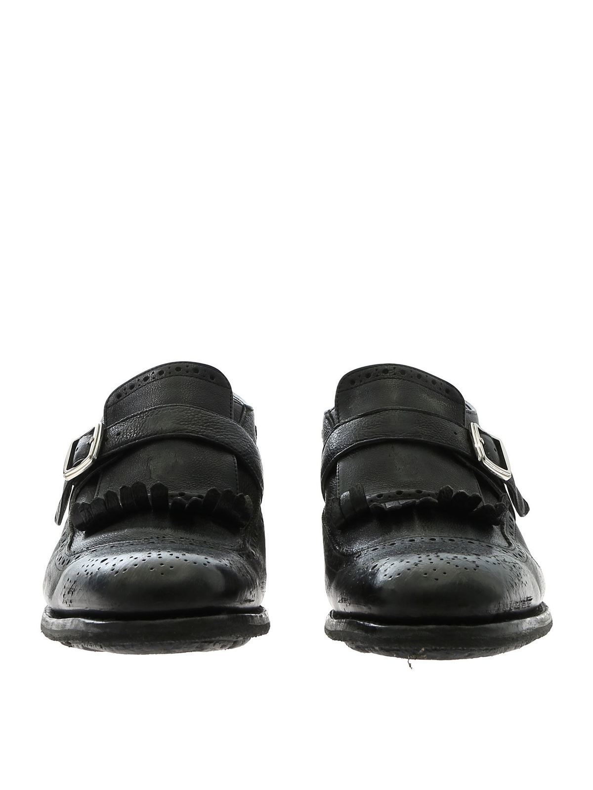 Vintage effect Monk Strap in black EOG0019PWF0AAB (Church's / ローファー ) | Church's (チャーチ)(2)