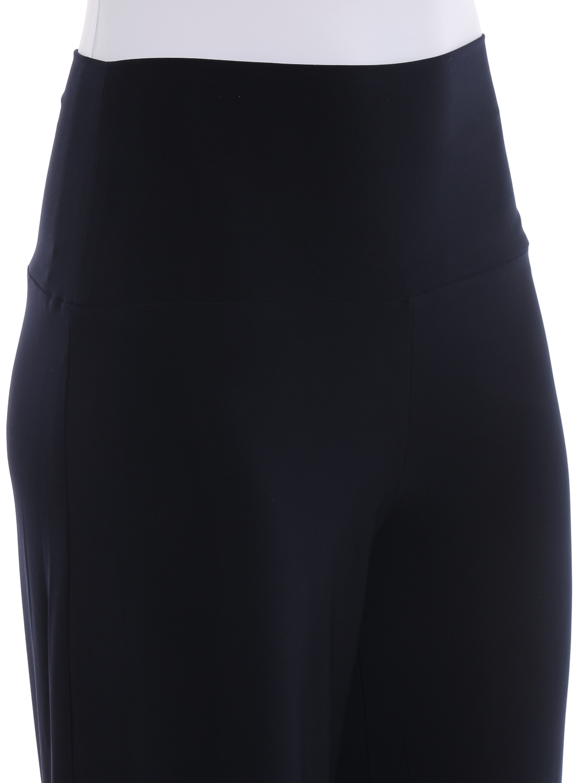 Dark blue stretch fabric trousers KK1267PL019012MIDNIGHT (NORMA KAMALI / パンツ ) | NORMA KAMALI (ノーマカマリ)(4)