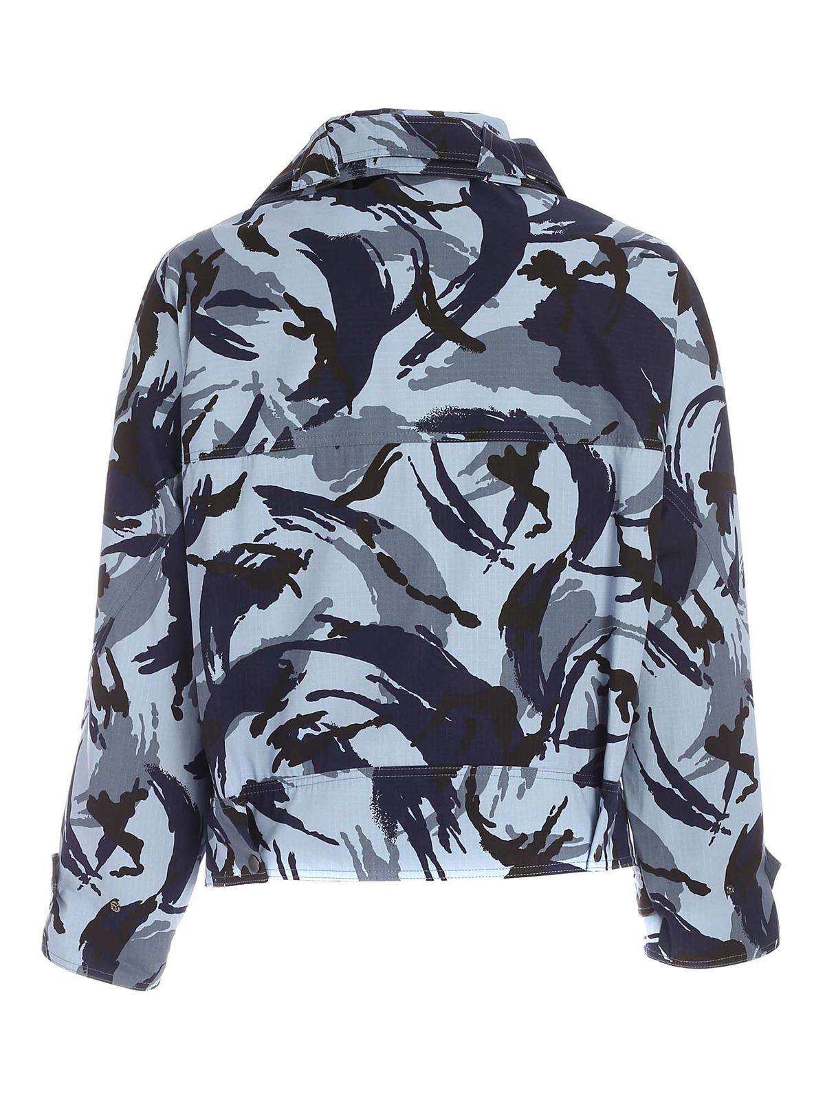 Tropic Camo jacket in blue FB55BL2011PC67 (KENZO / カジュアルジャケット・ベスト ) | KENZO (ケンゾー)(1)