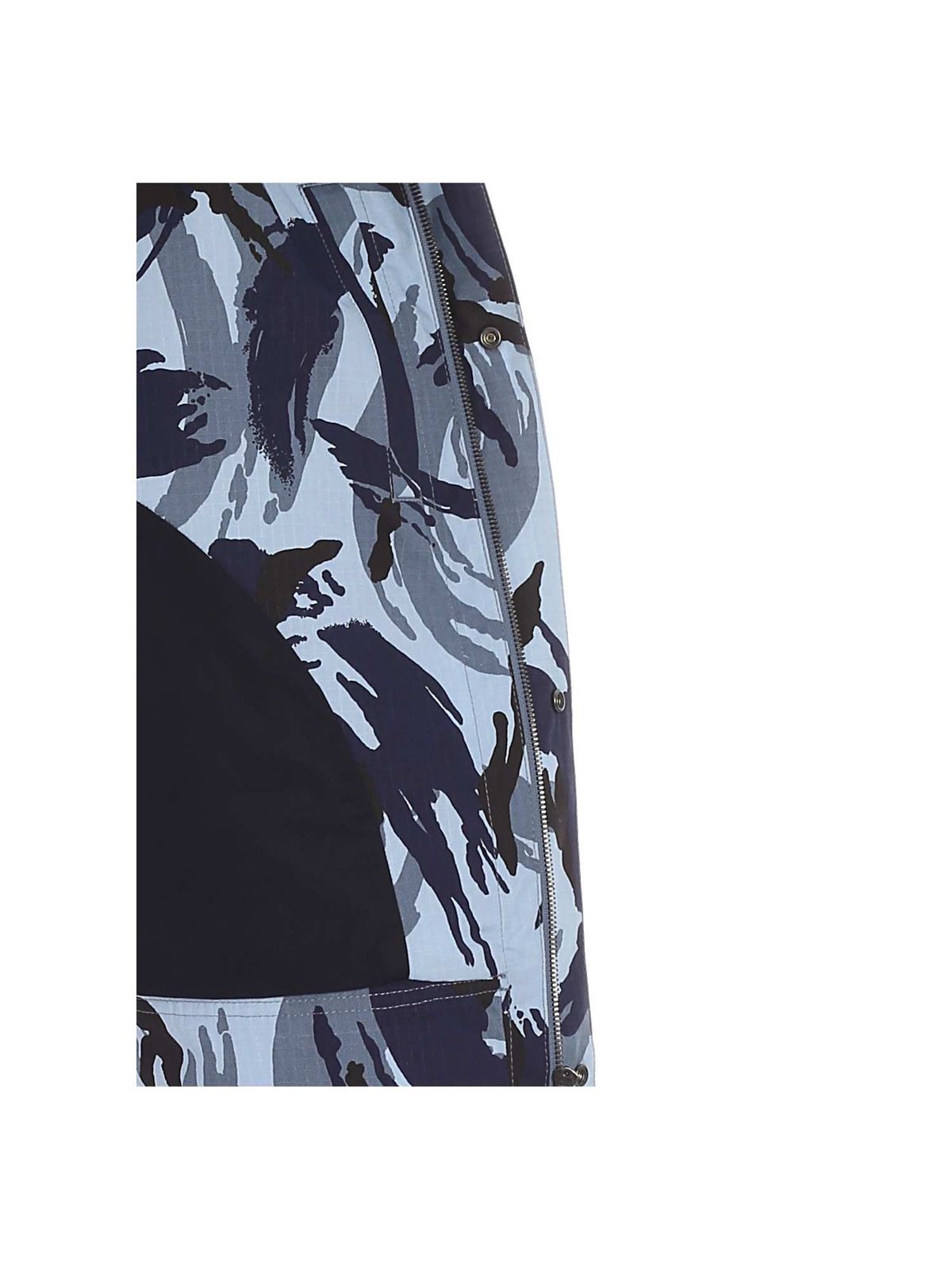 Tropic Camo jacket in blue FB55BL2011PC67 (KENZO / カジュアルジャケット・ベスト ) | KENZO (ケンゾー)(3)