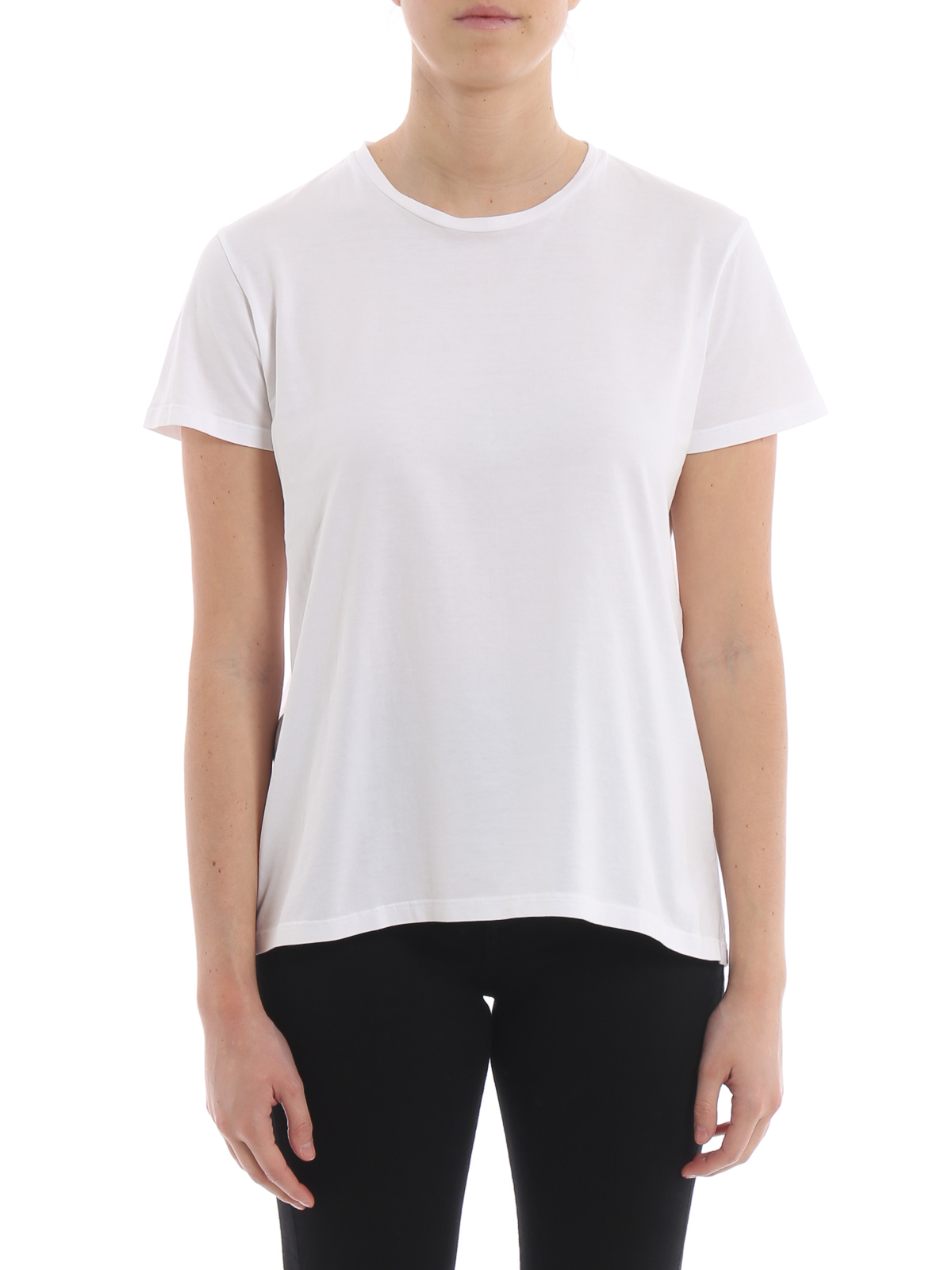 White cotton Tee Z013243885072 (ASPESI / Tシャツ・カットソー ) | ASPESI (アスペジ)(2)