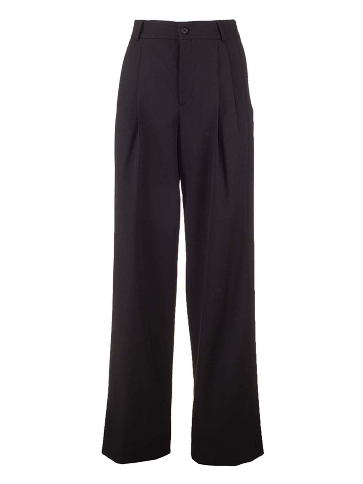Front pleats pants in black 634975Y512W1000 (Saint Laurent / パンツ ) | Saint Laurent (サンローラン)