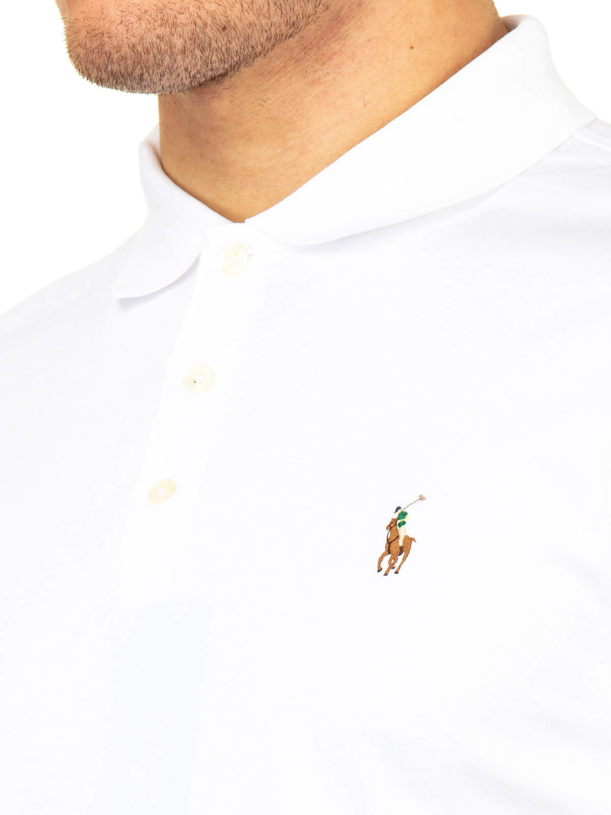 White cotton polo shirt 710685514001 (Polo Ralph Lauren / ポロシャツ ) | Polo Ralph Lauren (ポロ ラルフ ローレン)(4)