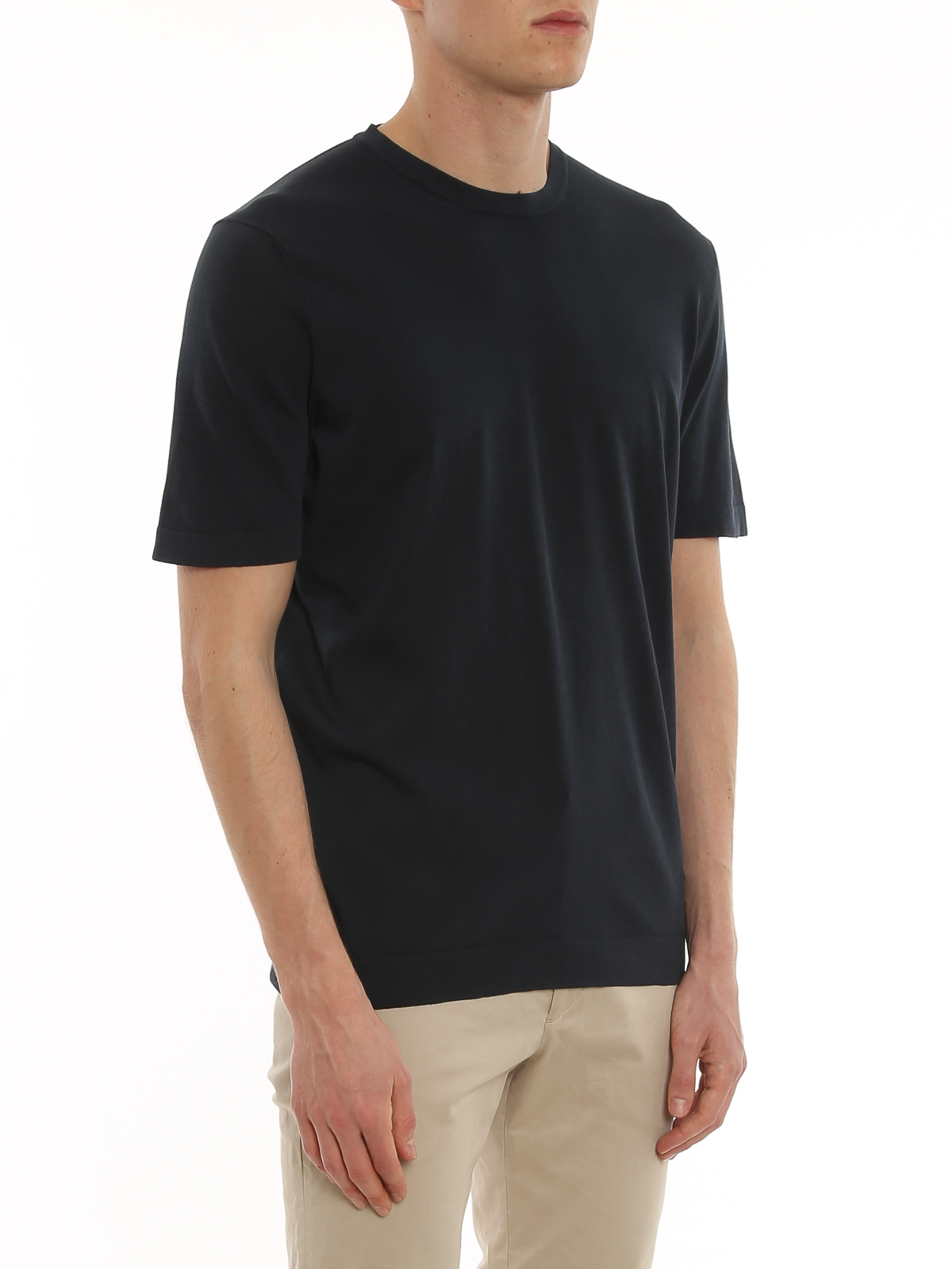 Soft jersey T-shirt D0GF100795 (Drumohr / Tシャツ・カットソー ) | Drumohr (ドルモア)(4)