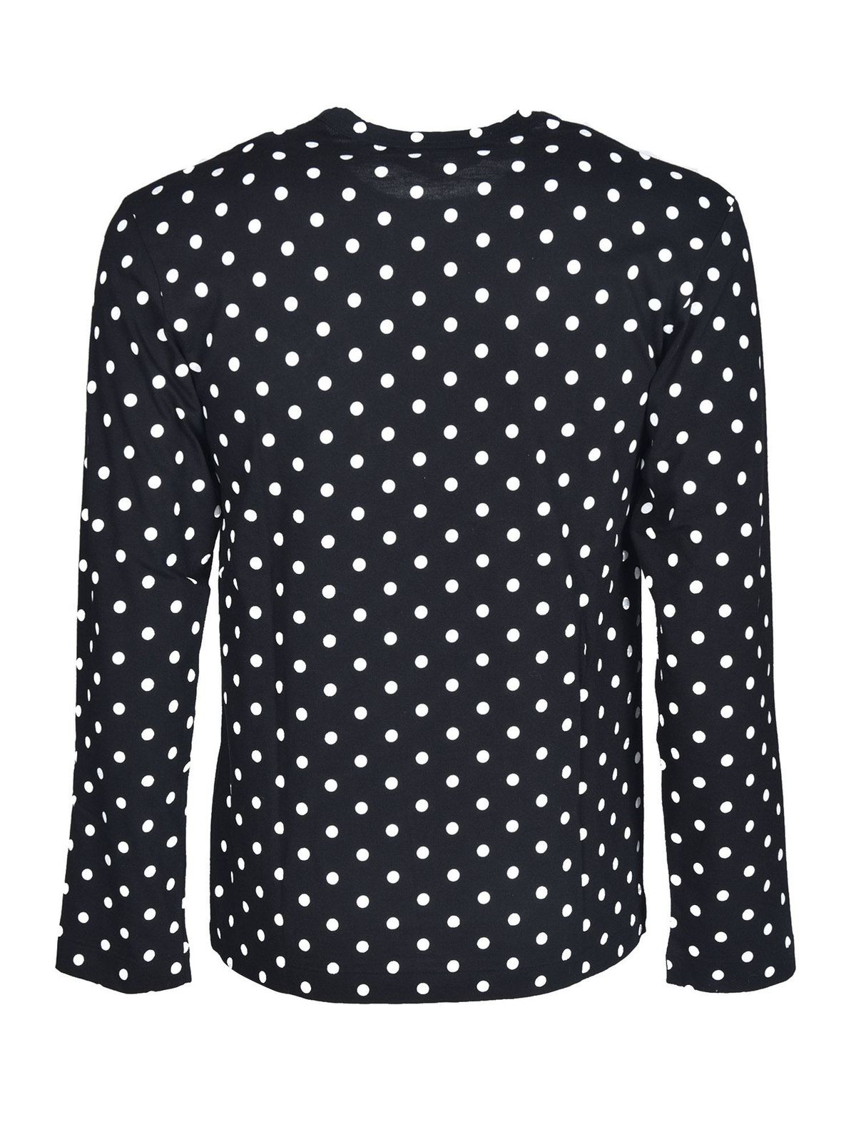 Red Heart dot T-shirt in black AZT1660511 (PLAY Comme Des Garçons / Tシャツ・カットソー ) | PLAY Comme Des Garçons (プレイ コムデギャルソン)(1)
