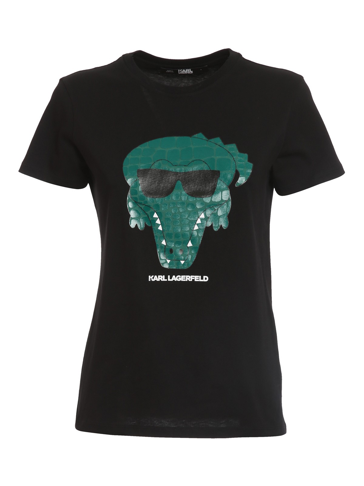 Jersey T-shirt 220W1751999 (KARL LAGERFELD / Tシャツ・カットソー ) | KARL LAGERFELD (カール・ラガーフェルド)